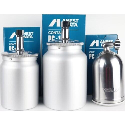 Professional Original Japan Anest Iwata Paint Spray Gun Cup 400/600/1000cc Pneumatic Power Tool Coating Container for W101 Parts