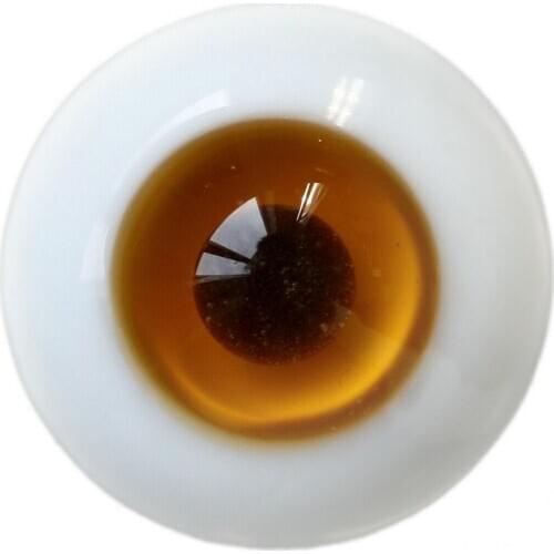 [wamami] 6mm 8mm 10mm 12mm 14mm 16mm 18mm 20mm 22mm 24mm Orange Glass Eyes Eyeball BJD Doll Dollfie Reborn Making Crafts