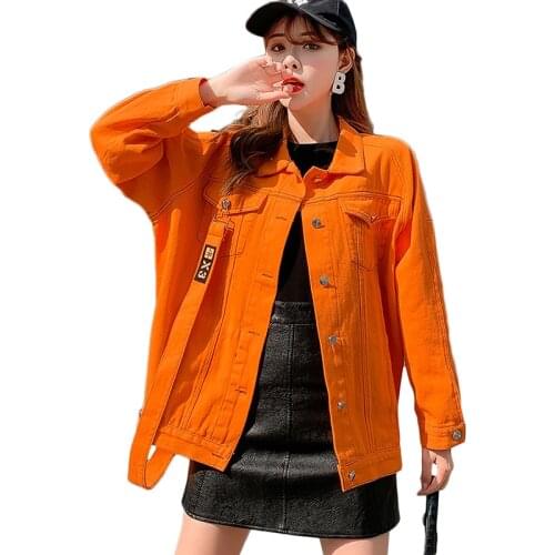 New Womens Denim Jacket Spring Autumn Korean Short Frock Coat Loose and Versatile Basic Outerwear Female Casual Bomber Jackets