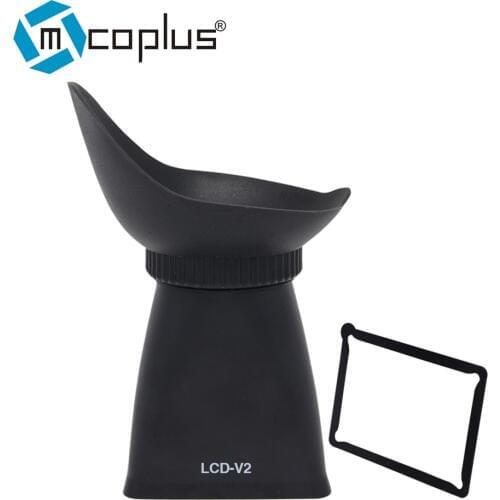 Mcoplus 2.8x V2 LCD Viewfinder view finder 3" inches 4:3 Magnifier Eyecup Hood for Canon 5D3 550D