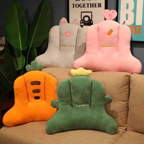 2 Sizes Soft Cat Paw Waist Pillow Toys Animal Plant Seat Cushion Stuffed Plush Sofa Indoor Floor Chair Decor Winter Girls Gift