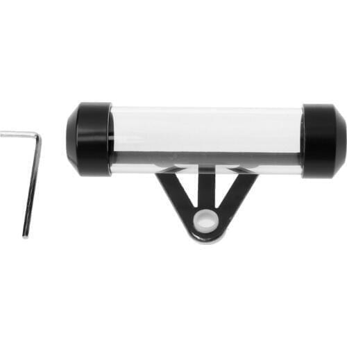 NEW Universal Motorcycle Tube Tax Disc Cylindrical Holder Frame Real Waterproof