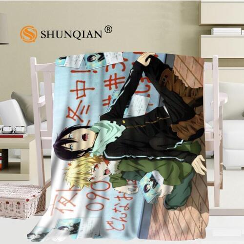 Noragami Anime Blanket Soft DIY Sofa Bed Throw Blanket Kid Adult Warm Custom Blanket 56x80Inch50X60Inch40X50Inch