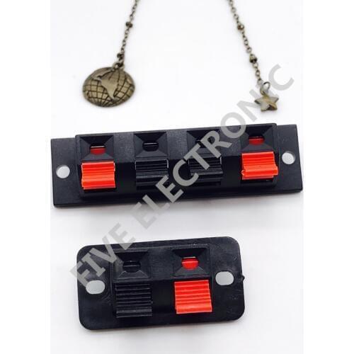 Single row 2P/4P Jointing clamp,power supply panel clamp,speaker clamp,splicing fitting of Solderless Breadboard/audio output