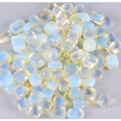 Wholesale 15-20mm Opalite Tumbled Stone Crystal Rock Mineral Irregular Polishing Bead For Chakra Garden Home Decoration