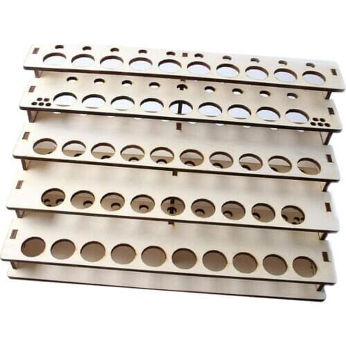 43 Holes Drawing Tools Organizer Paint Bottles Rack Storage Holder Stand Drawing Toys for Learning