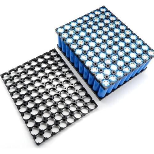 500pcs/lot MasterFire 8*10 Cell 18650 Battery Spacer Radiating Shell Plastic Heat Holder Bracket Batteries Storage Box Brackets
