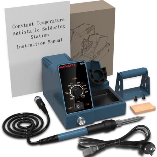 SD1 / SD2 display temperature adjustment soldering station 60W Temperature Control ESD 220V