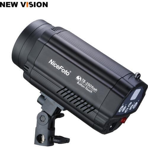 Nicefoto TB-250 250Ws GN55 Photography Mini Studio Strobe Photo Flash Light 250w Recycle time 0.5-1.5s Studio Flash