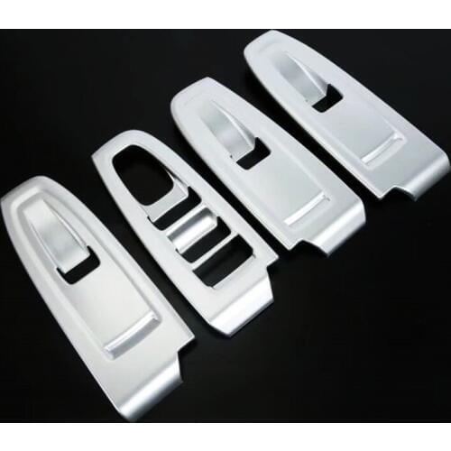 TOMEFON ABS Matte Window Switch Cover Trim Sticker Bezel Auto Interior Accessories 4pcs For Subaru Crosstrek SUV 2017 2018 2019