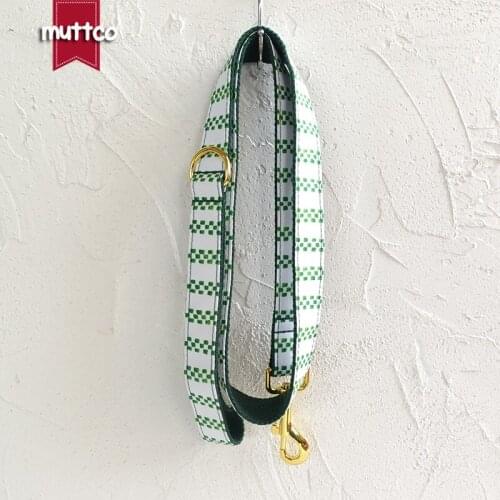 MUTTCO unique dog collar THE JABE MOSAIC convenient to walk the dog leash accessory for small medium large dog 5 sizes UDC095B