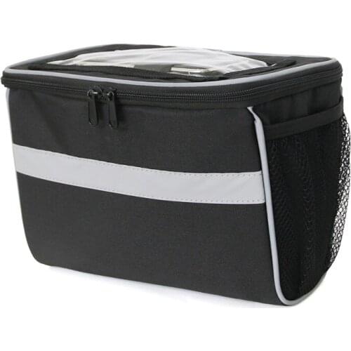 Bicycle Bag Phone Holder Bag Cycling Bike Head Tube Handlebar Cell Mobile Phone Bag Touch Screen Phone Mount Bags new