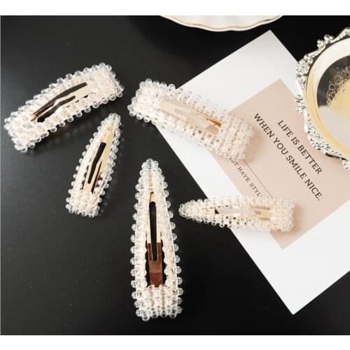 New fashion crystal Ladies and girls hairpin bangs clip South Korea side clip hairpin hair accessoriesHeadwear