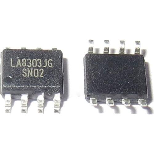 2pcs/lot LA8303 LA8303JG SOP-8 In Stock