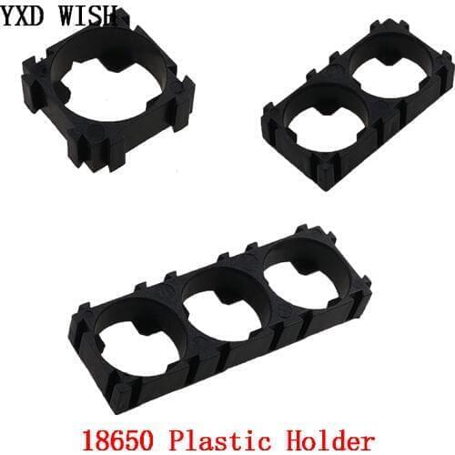 20pcs 18650 Lithium Cell Cylindrical Battery Case Holder Batteries Pack 18650 Diy Plastic Holder Bracket For Diy Battery Pack