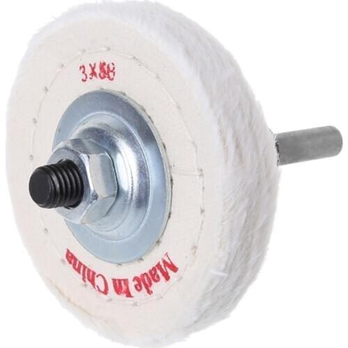 3'' Cloth Buffing Polishing Wheel Buffer Polish Jewelry Grinder Pad Handcraft