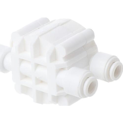 4 Way 1/4 Port Auto Shut Off Valve For RO Reverse Osmosis Water Filter System