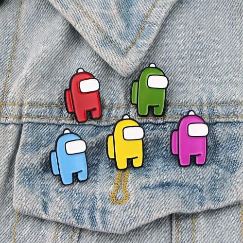 5Pcs-Creative Pop-Enamel Pin Lapel Badges Brooch Funny Fashion Jewelry