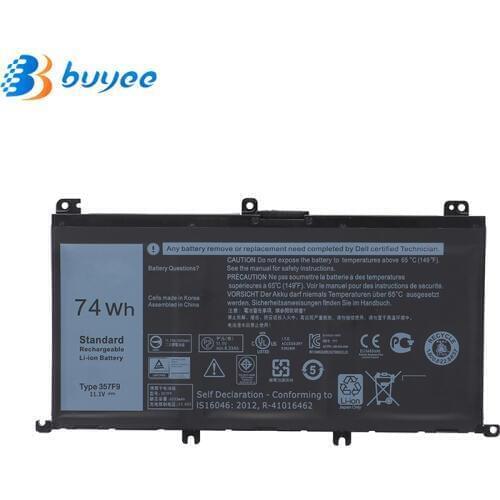 357F9 0GFJ6 71JF4 Original Laptop Battery For Dell Inspiron 15 7559 7557 7000 INS15PD-1548B Notebook 74Wh 11.4V