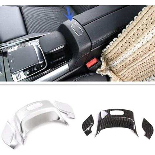 Car Interior Center Armrest Box Switch Button Frame Cover Fit For Mercedes Benz B GLB Class W247 X247 2019-2020 Accessories