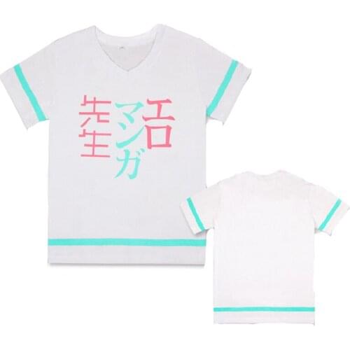 Anime Eromanga Sensei T-shirts Sagiri Izumi Cosplay Costumes Summer Short Sleeve Casual Tops Fancy Tee Shirt