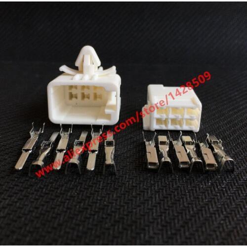 5 Sets Wire Auto Connector 6 Pin Female Male Plug Automotive Electrical Connector 6240-5118 6240-1107