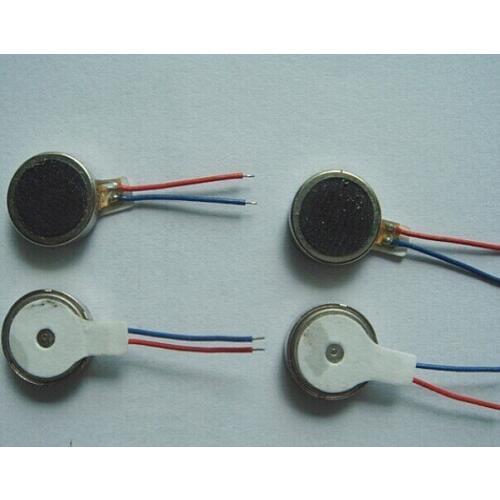 Free Shipping ! Wholesale Original New 3V Mobile vibration 10*2.0 Coin Vibrator Flat micro motor 10mm x 2.0mm Tablet Vibratting
