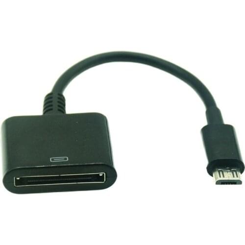 Dock 30Pin Female to USB-C USB 3.1 Micro USB Lightning 8pin Type C Male Short Charging date Cable For Huawei Xiaomi Mac Onplus