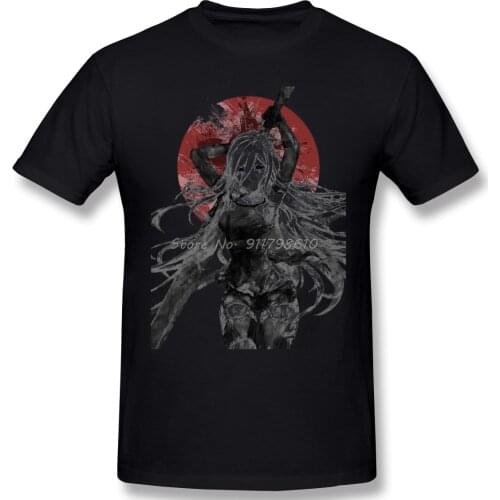 High Quality O-Neck Cotton A2 T-shirt NieR Automata Sleeve Short Anime Men Tee Streetwear Harajuku