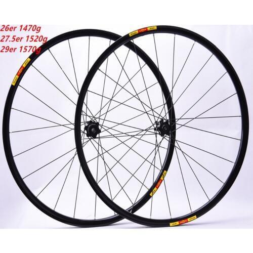 2018Eixo 142*12mm MTB Mountain Bike 29 27.5 26er Seis Furos Disco Roda de bicicleta freio CR 24 H 11 Apoio Velocidade Rodado Aro