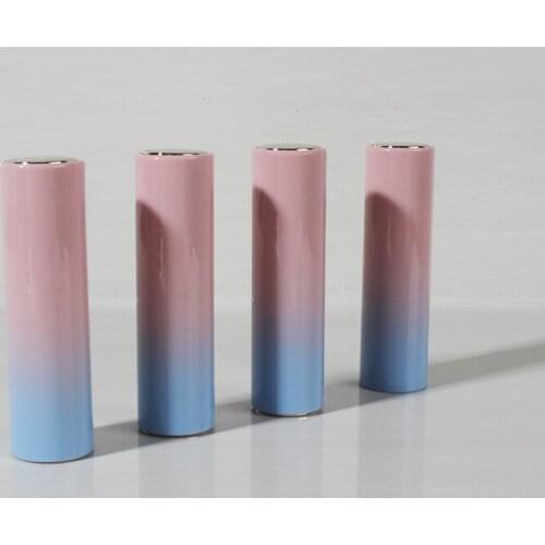 Gradient Pink Top Grade DIY Handmade Empty Lips Lipstick Tubes Case press Lip gloss Lip Balm Tubes Beauty Kits F20172871