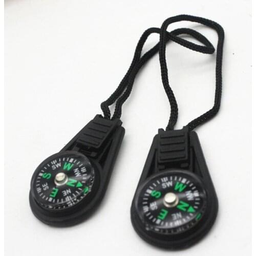 Mini Compass Survival Kit with Keychain for Outdoor Camping Hiking Hunting
