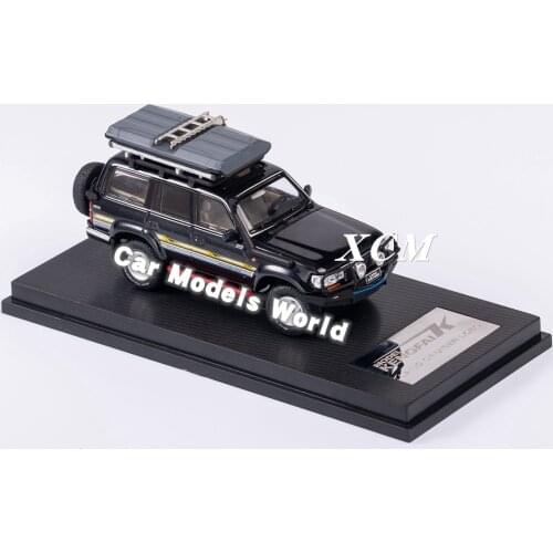 Car Model KengFai Land Cru iser LC80 Refitted Version (Black) 1:64 + SMALL GIFT