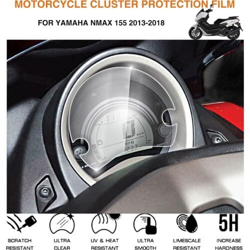 Motorcycle Cluster Scratch Protection Film For Yamaha NMAX155 N-max155 2013-2018 Dashboard Instrument Speedometer Screen Sticker