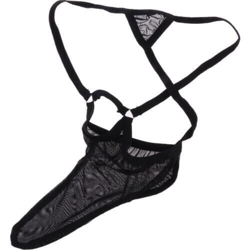 Men Lingerie Pouch Panty Thong Bikini Briefs Underpants Underwear