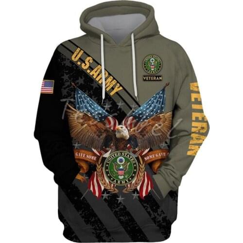 Tessffel US Army 3D Printed New Mens Hoodies Camo Harajuku Zipper Hooded Casual Sweatshirt Unisex Hip Hop Streetwear Style-2