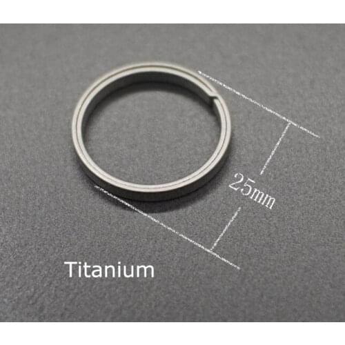 New Top Titanium Key Ring Titanium Alloy Car Key Chain Outdoor Small Tool Car Keychian Accessories K3136