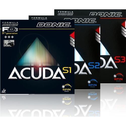 Original Donic Acuda S1 S2 S3 Table Tennis Rubber Pimples In With Ping Pong Sponge Tenis De Mesa