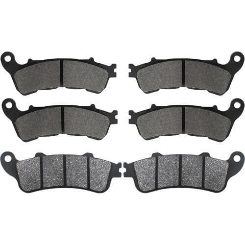 Front and Rear Brake Pads for Honda VFR800 VFR 800 Interceptor 06-13 XL1000 XL1000V Varadero 04-11 ST1300 ST 1300 08-13