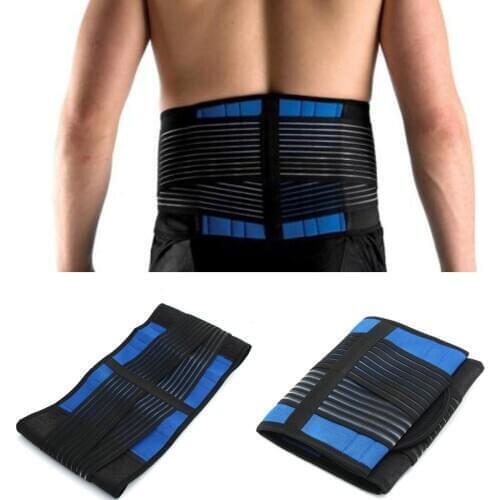 Lumbar Back Brace Support Belt Lower Back Support Brace Lumbar Waist Belt Pain Relief Waist Support Band for Men Women S-XXXL