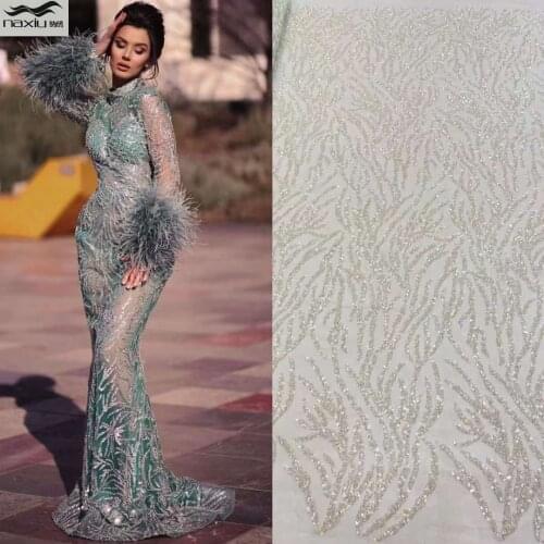 Madison Luxury Heavy Handmade Lace Fabrics Best Quality Lace for Women Dresses Embroidery French Tulle Lace Applique Fabri