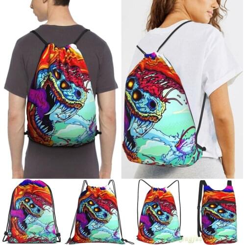 Hyper Beast Men Purpose Drawstring Backpack Bags Women Outdoor Travel Backpacks Gym Training Swimming Fitness Bag