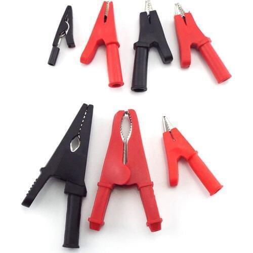 10A 50A Alligator Crocodile Clip Test lead Probes Battery Adapter Multimeter Pen Female Probe for 2mm 4mm Banana plug Cable Clip