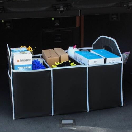 Folding Car Trunk Organizer Storage Bag Non-Woven Fabrics Stowing Tidying Bag Organizer Storage Box Container Car Accessories