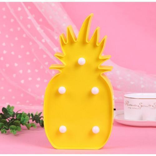Led Lighting Child Toy Pineapple Shape String Lights Led Christmas Tree Decoration Lights Home Party Holiday Night Light Lamp