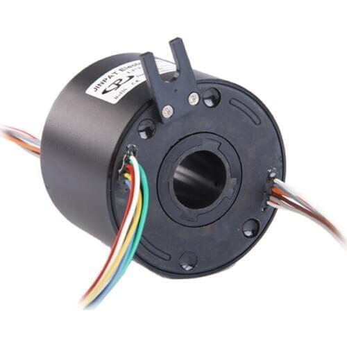 JINPAT Compact Slip Ring 25.4mm Through Bore Commutator Long Life and Durable Precision Ball Bearings For Light Duty Crane
