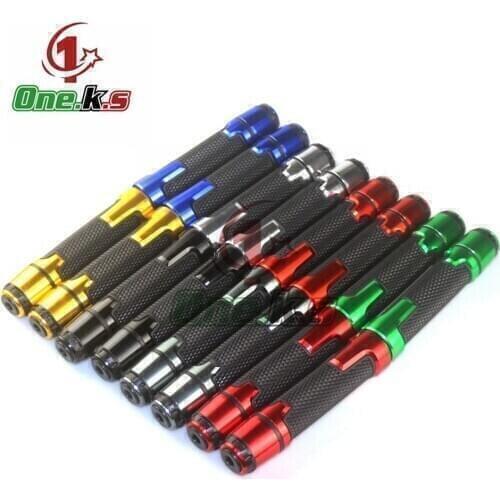 For HONDA CB650R CBR650R CB650F CBR650F CBR500R Motorcycle Accessories CNC Rubber Gel Handle Bar Grip Hand Grips handlebar grip
