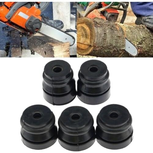 X7AB 5Pcs Tool Parts Chainsaw Spare Parts AV BUFFER SHOCK MOUNTING Daper Annular Buffer for Chinese Chainsaw 4500/5200/5800/4