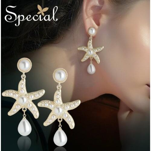 The SPECIAL New Fashion sterling 925 silver needle ocaen series age reduction flatter skin earrings for women ,S2471E