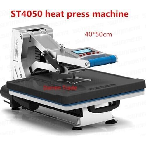 1PC ST-4050 Advanced New Design Panel Heat Transfer Machine Sublimation Flatbed Heat Press Machine TShirt printing machine